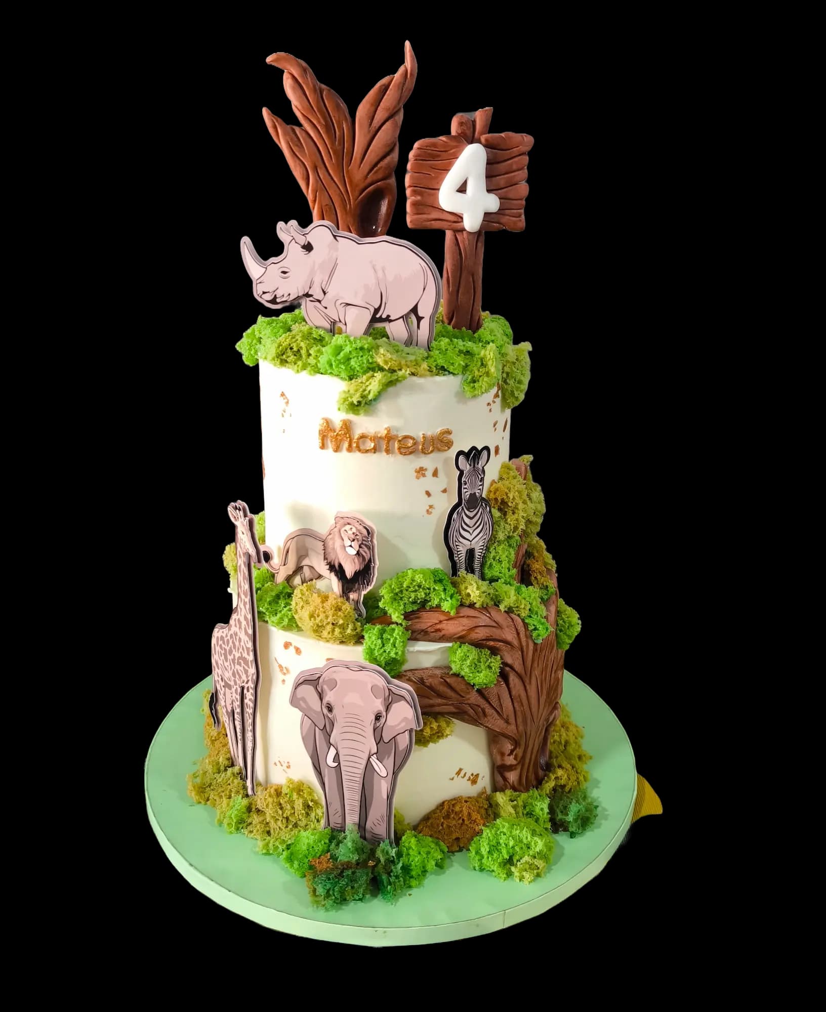 Bolo temático safari para aniversário – CakeIt